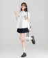 Ribbon Emblem Blouse